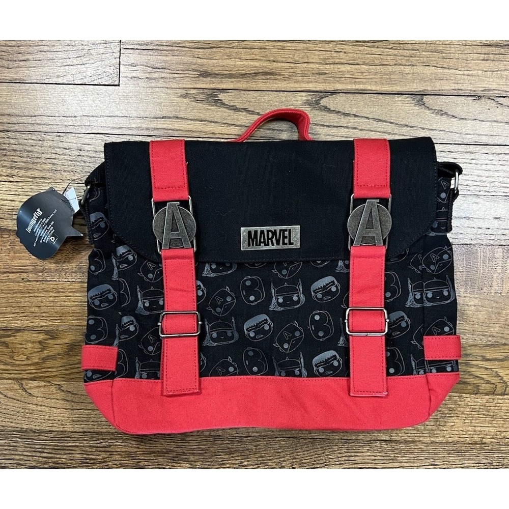 NWT‎ Loungefly Funko Marvel 2020 Virtual Con Pop Avengers Rare Messenger Bag